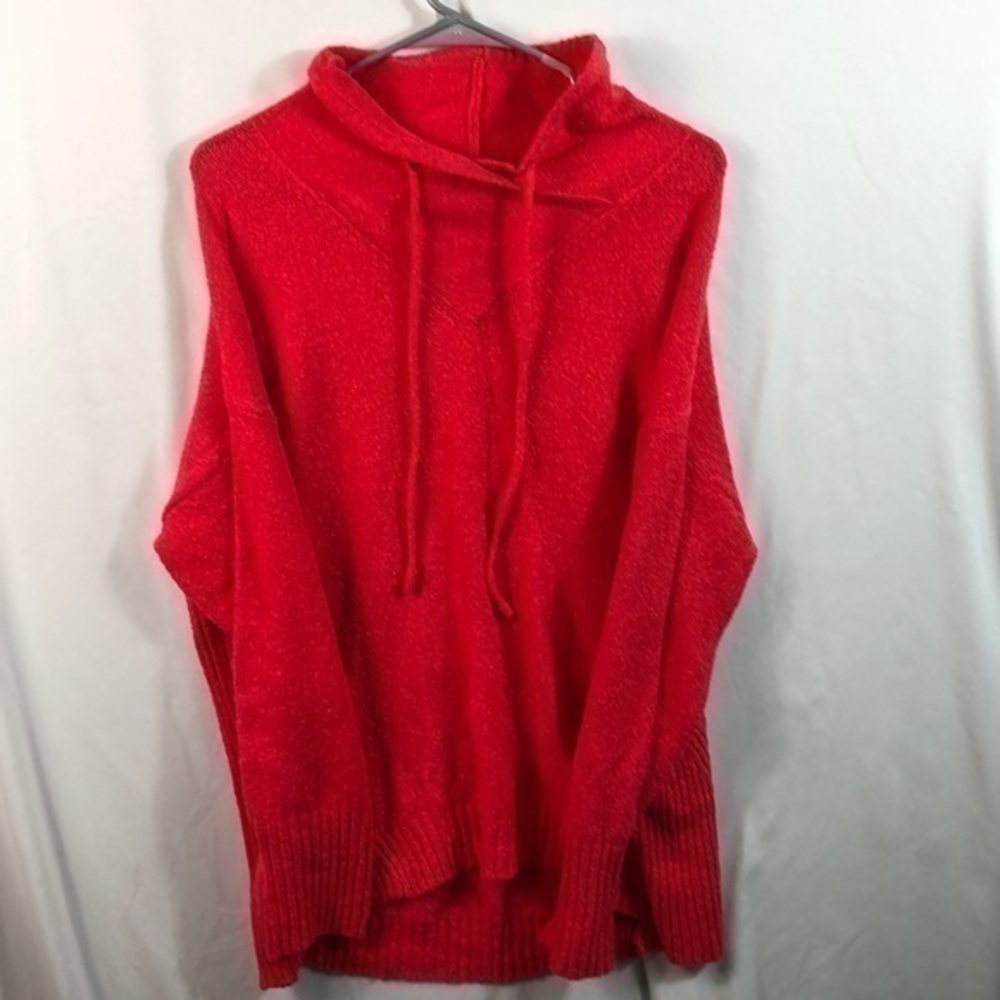 Philosophy Drawstring Mock Neck Knit Sweater Sz L